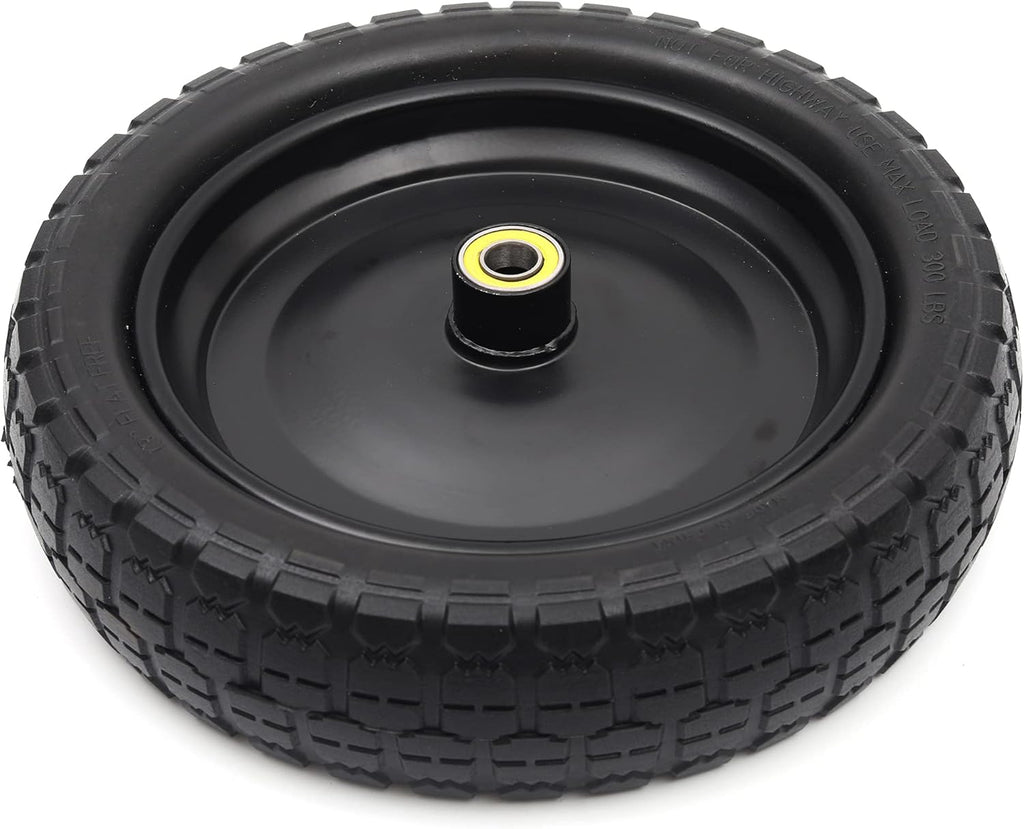 13'' Solid Polyurethane Flat-Free Tire and Wheel Assemblies 2-Pack U590