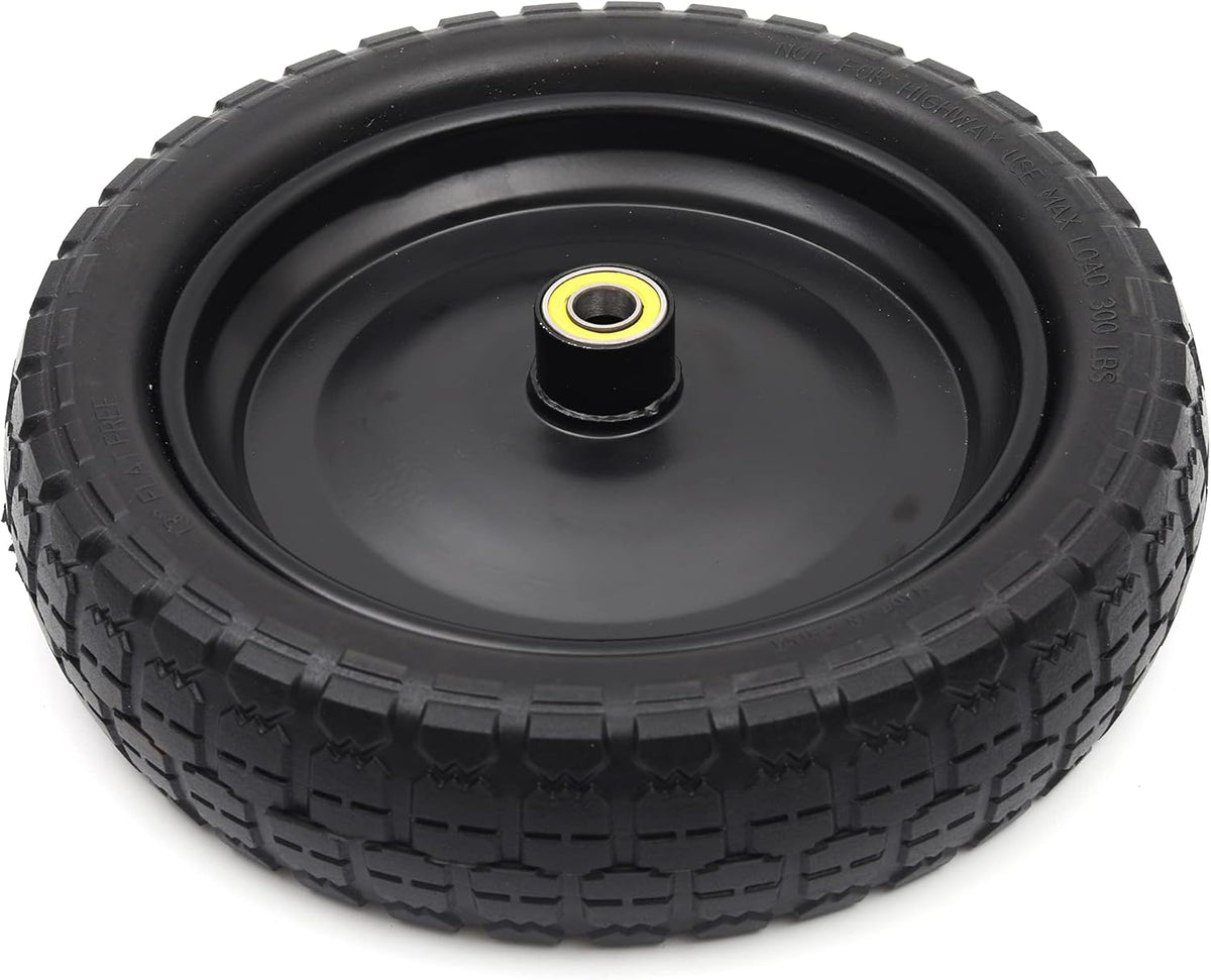 13'' Solid Polyurethane Flat-Free Tire and Wheel Assemblies 2-Pack U590