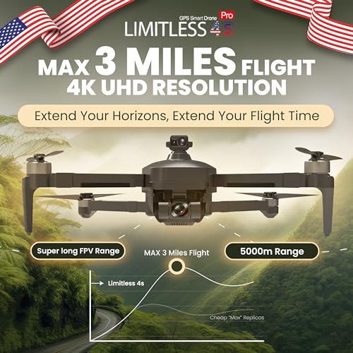 GPS 4K UHD Camera Drone with Obstacle Avoidance and 3-Axis Gimbal Q92510