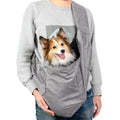 Dog Sling Carrier with Adjustable Padded Shoulder Breathable Mesh J2423