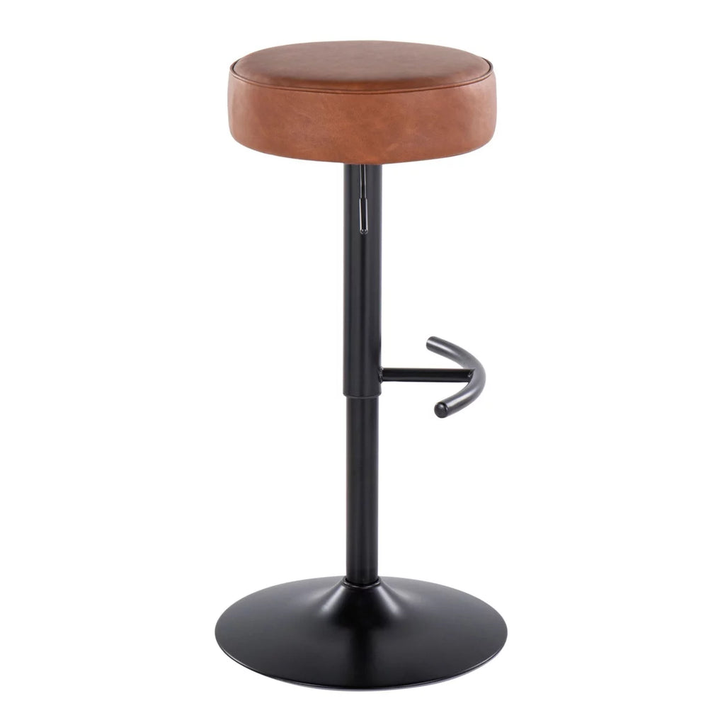 Adjustable Swivel Barstool Set Of 2 P963