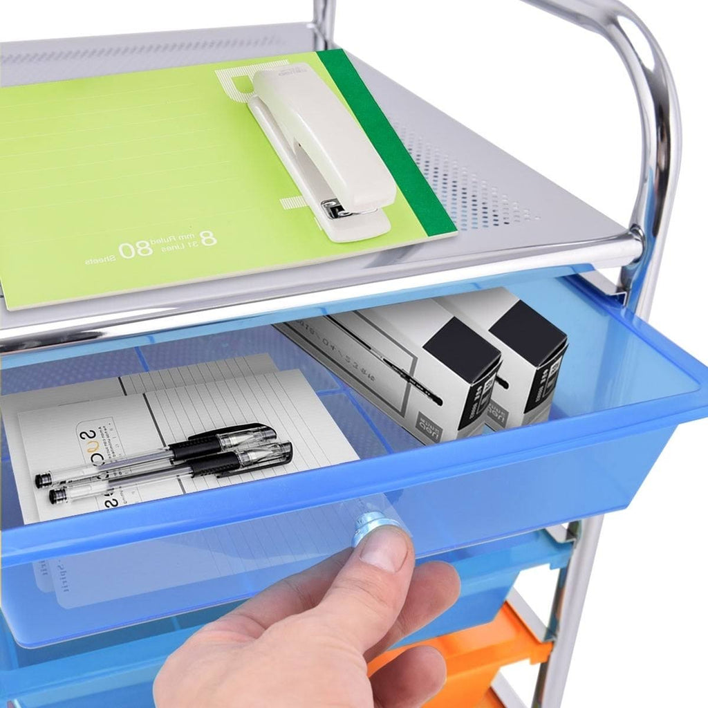 15-Drawer Utility Organizer Rolling Cart with Wheels U9535