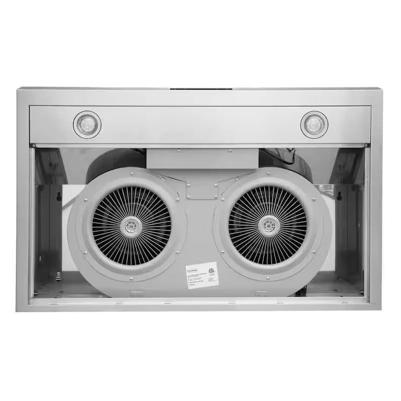 36 in. 500 CFM Ducted Under Cabinet Range Hood with Digital Touch Display and LED Lights in Stainless Steel P3386