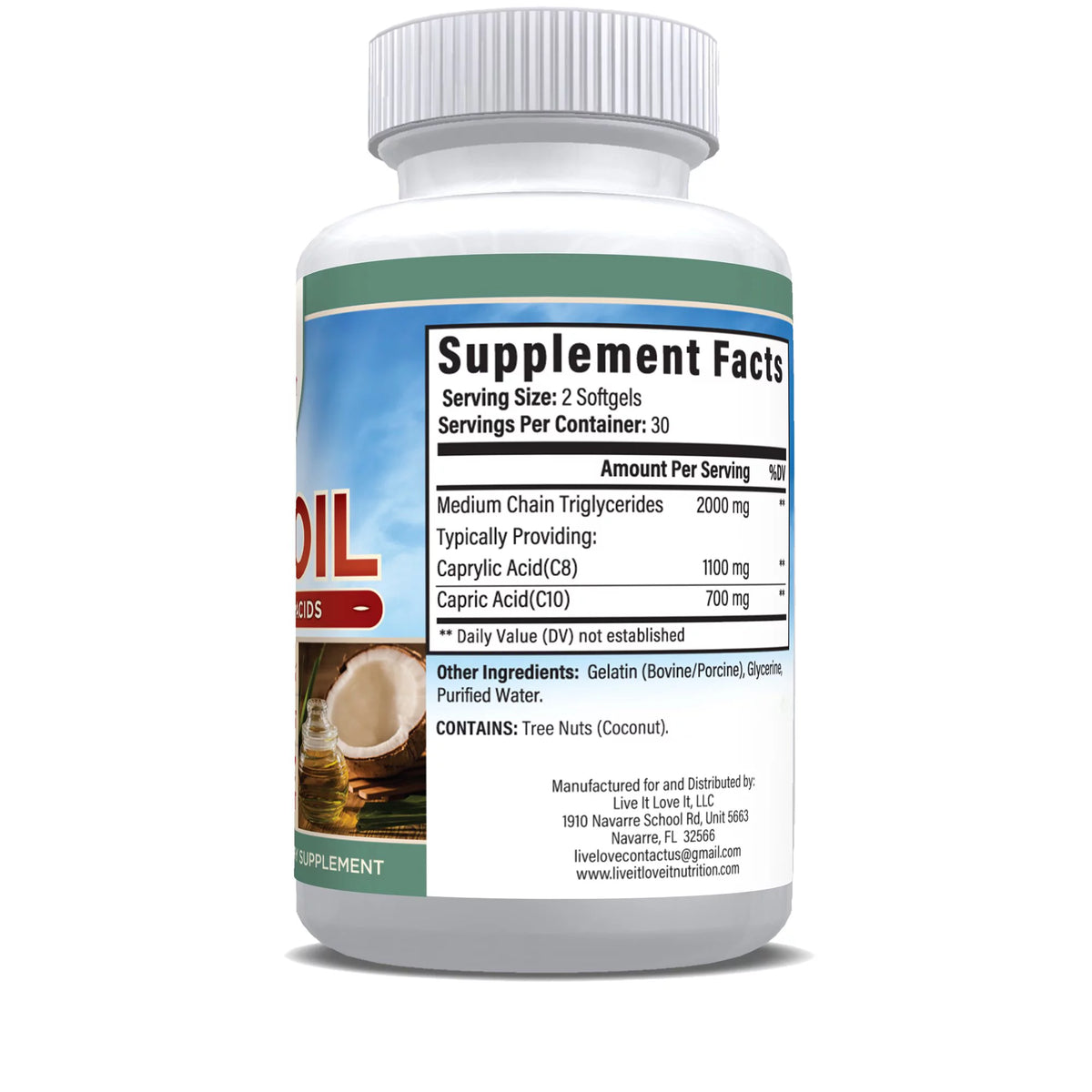 MCT Oil Softgels 2 Pack O428