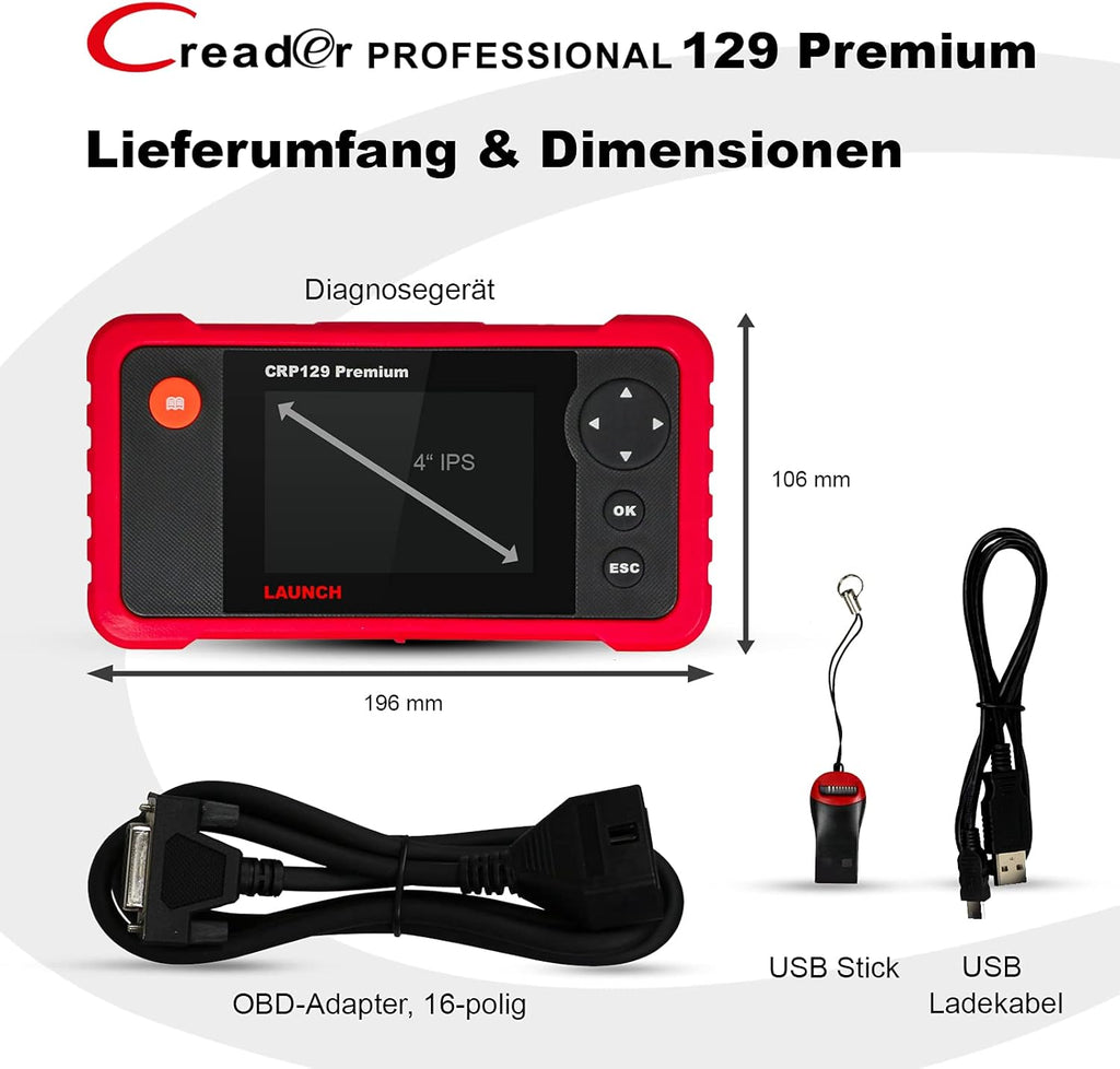 OBD2 Scanner Car Code Reader G5817