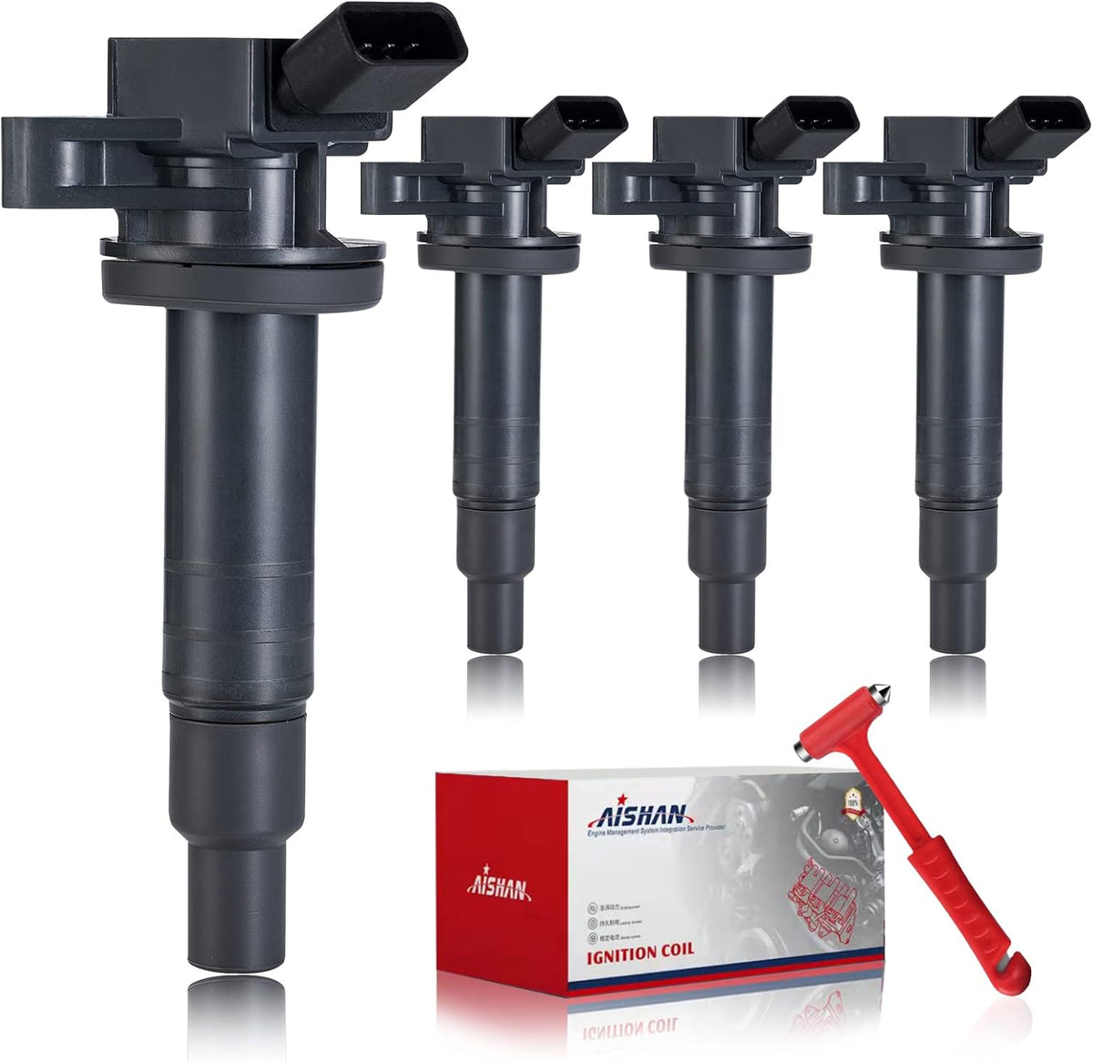 Ignition Coil Pack Set of 4 for L4 1.8L Engine B259679