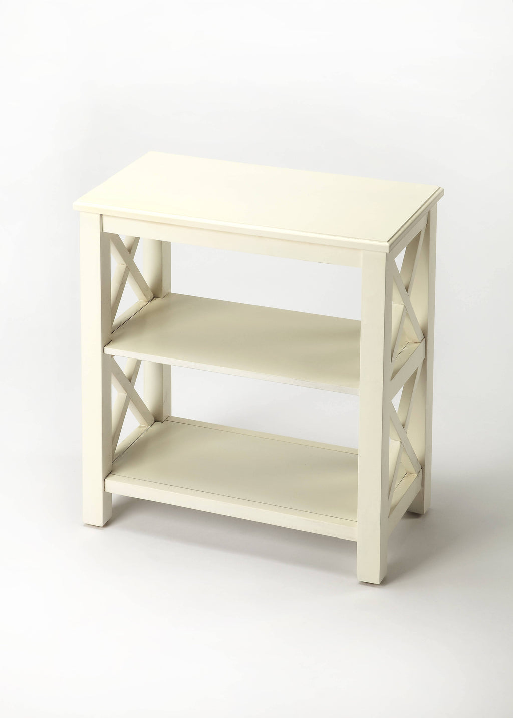 White Bookcase P608