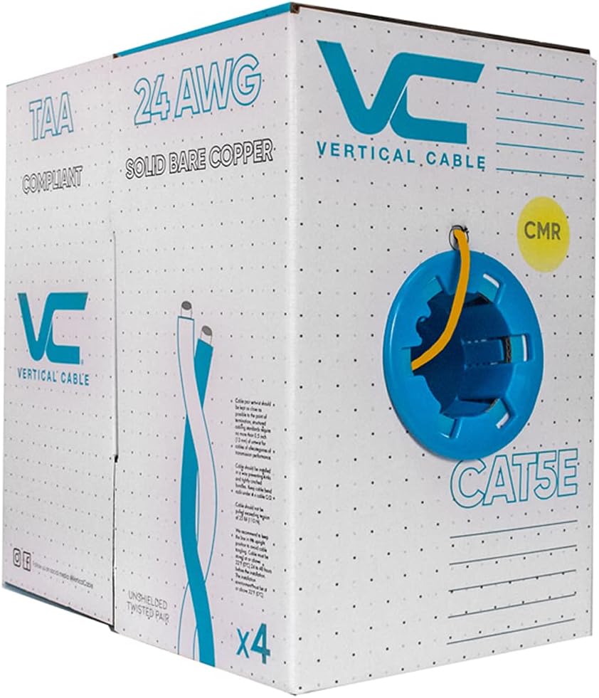 Cat5e 1000ft Bulk Ethernet Cable J267058