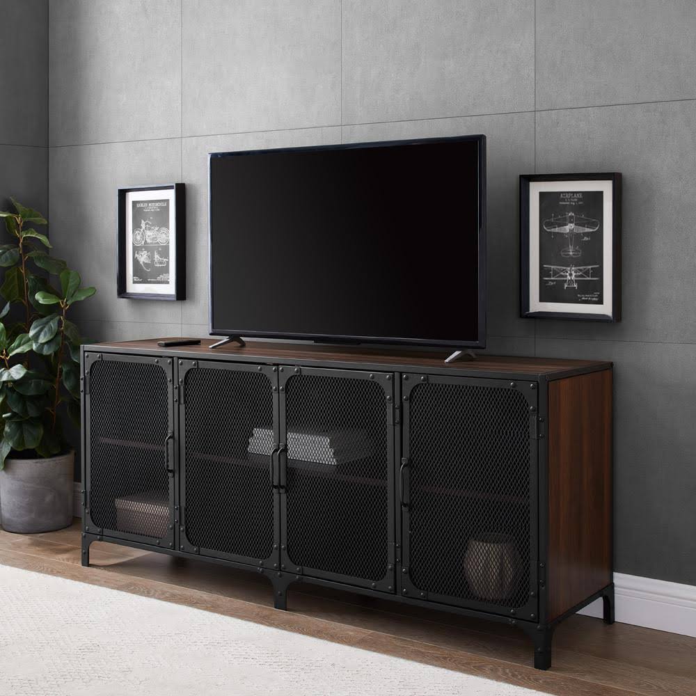 Gray 2 Door Laminate Media Cabinet O6560