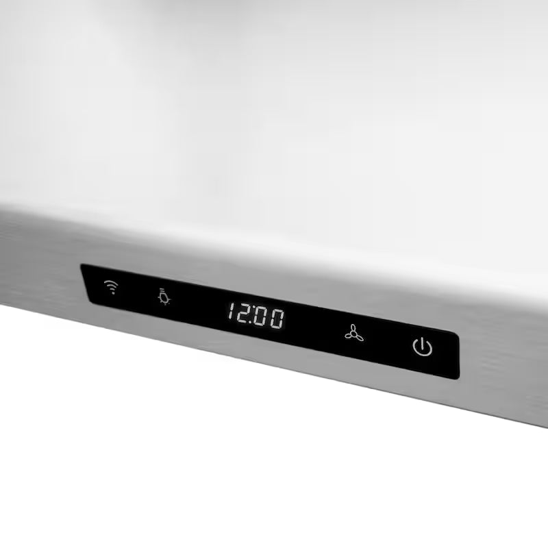 36 in. 500 CFM Ducted Under Cabinet Range Hood with Digital Touch Display and LED Lights in Stainless Steel P3386