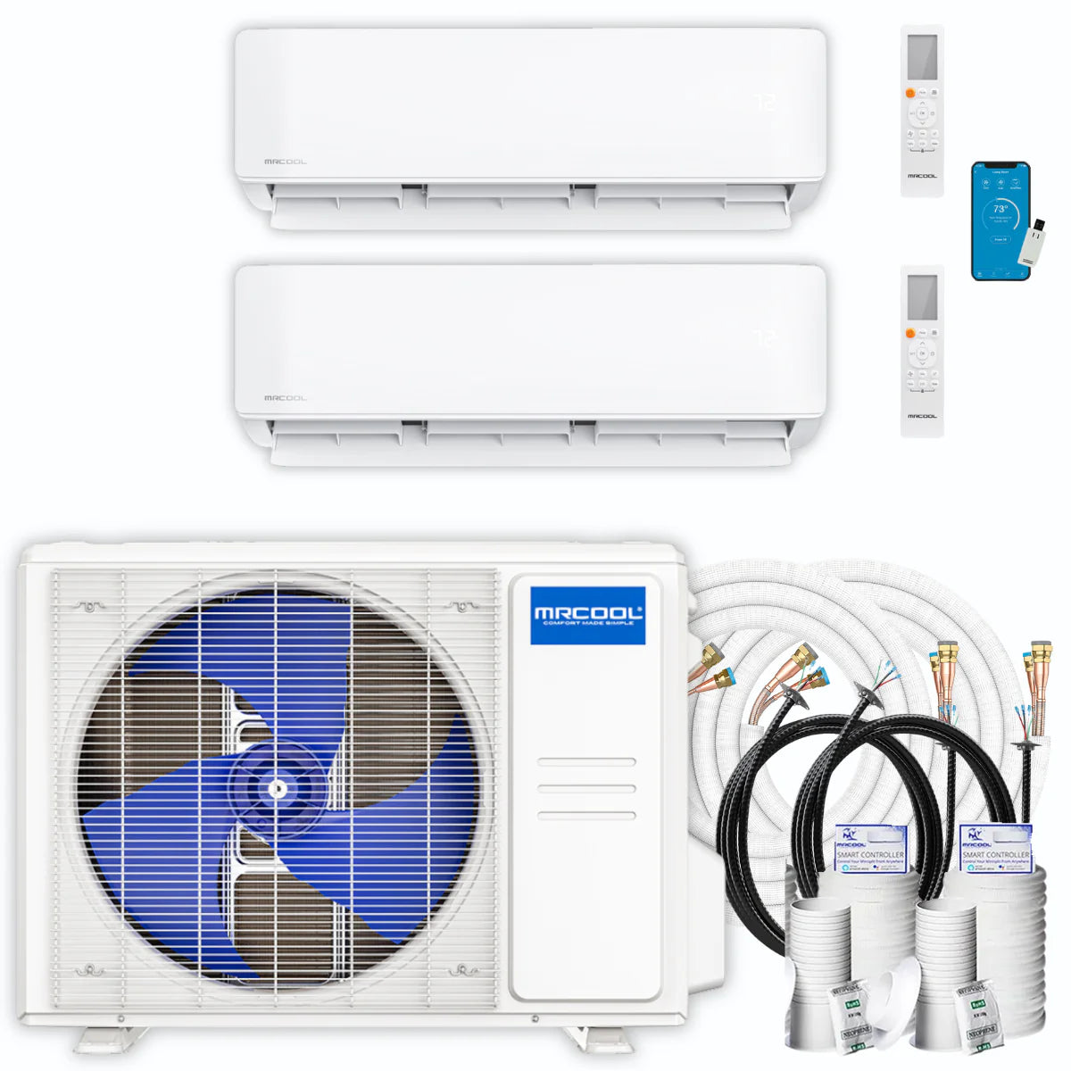 21,000 BTU 2 Zone Ductless Air Conditioner and Heat Pump I591