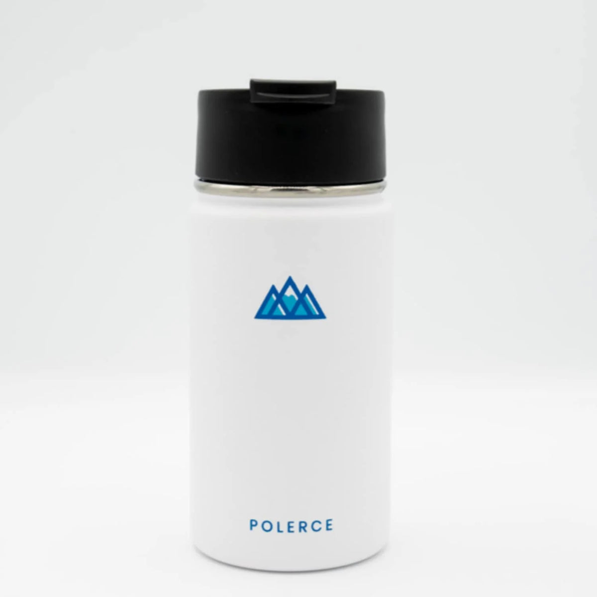 White 12 Oz Stainless Steel Vacuum Insulated Bottle with 3 Lids K210741