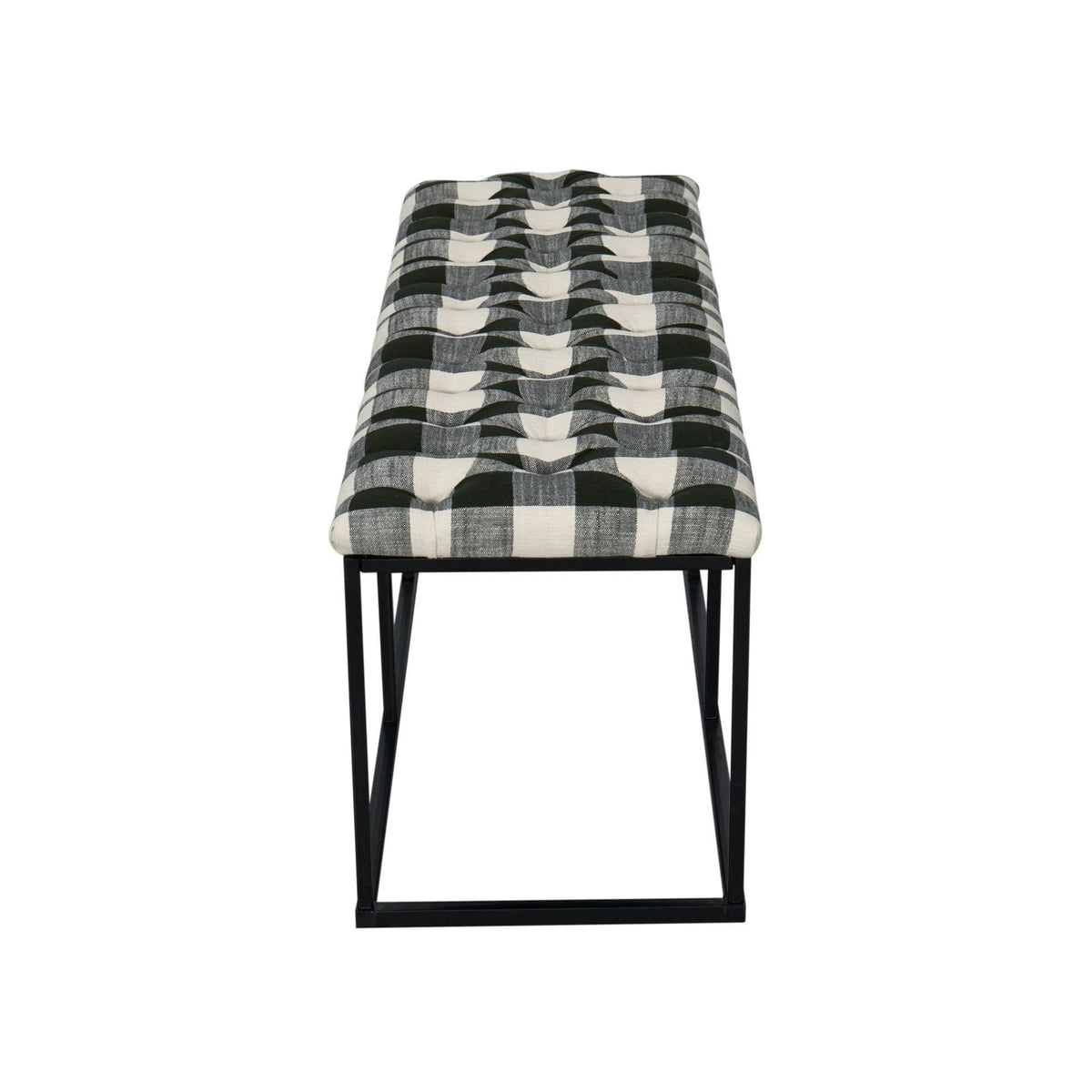 Black Padded Bench F144601