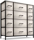 12 Drawer Storage Dresser with Fabric Bins G931