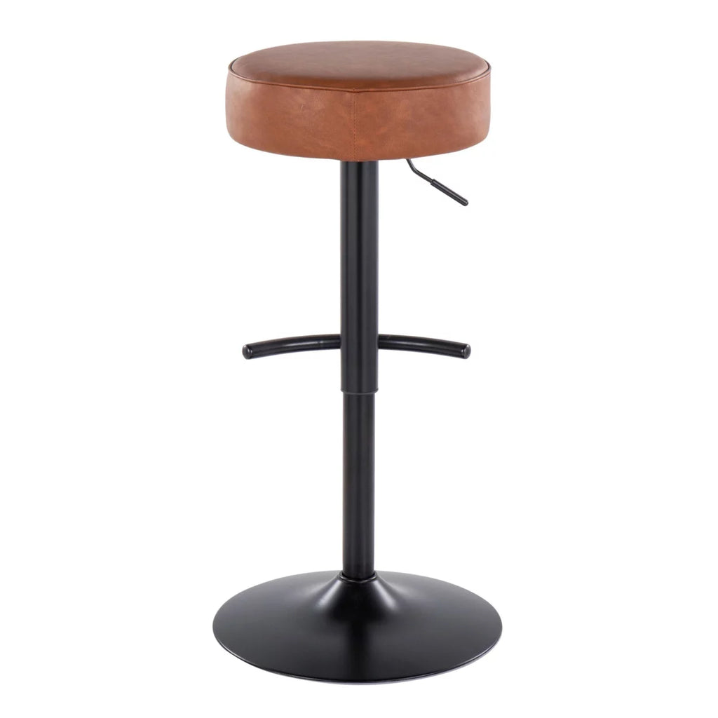 Adjustable Swivel Barstool Set Of 2 P963