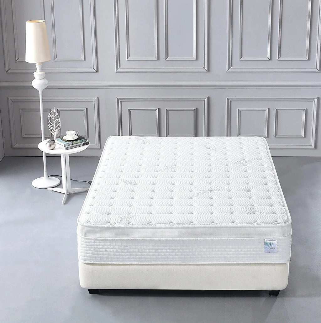 Organic Cotton Plush Memory Foam Pocket Spring Mattress Y300