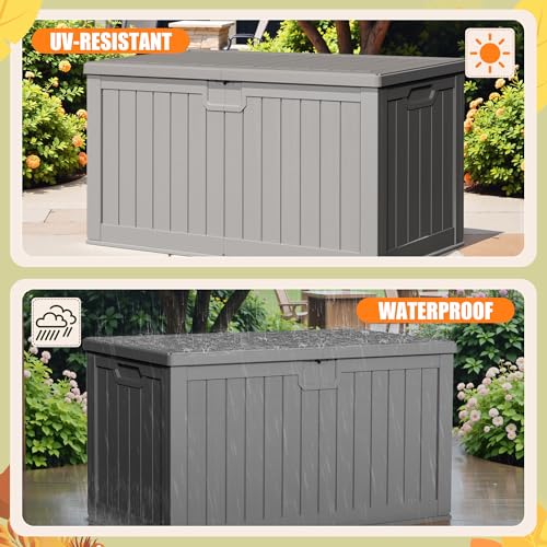 30 Gallon Black Waterproof Resin Storage Box M7329