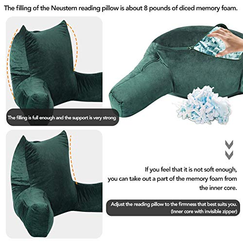 Memory Foam Reading Pillow with Arms H823091