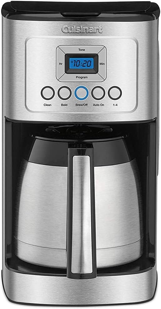12 Cup Programmable Stainless Steel Thermal Coffee Maker with Thermal Carafe A642