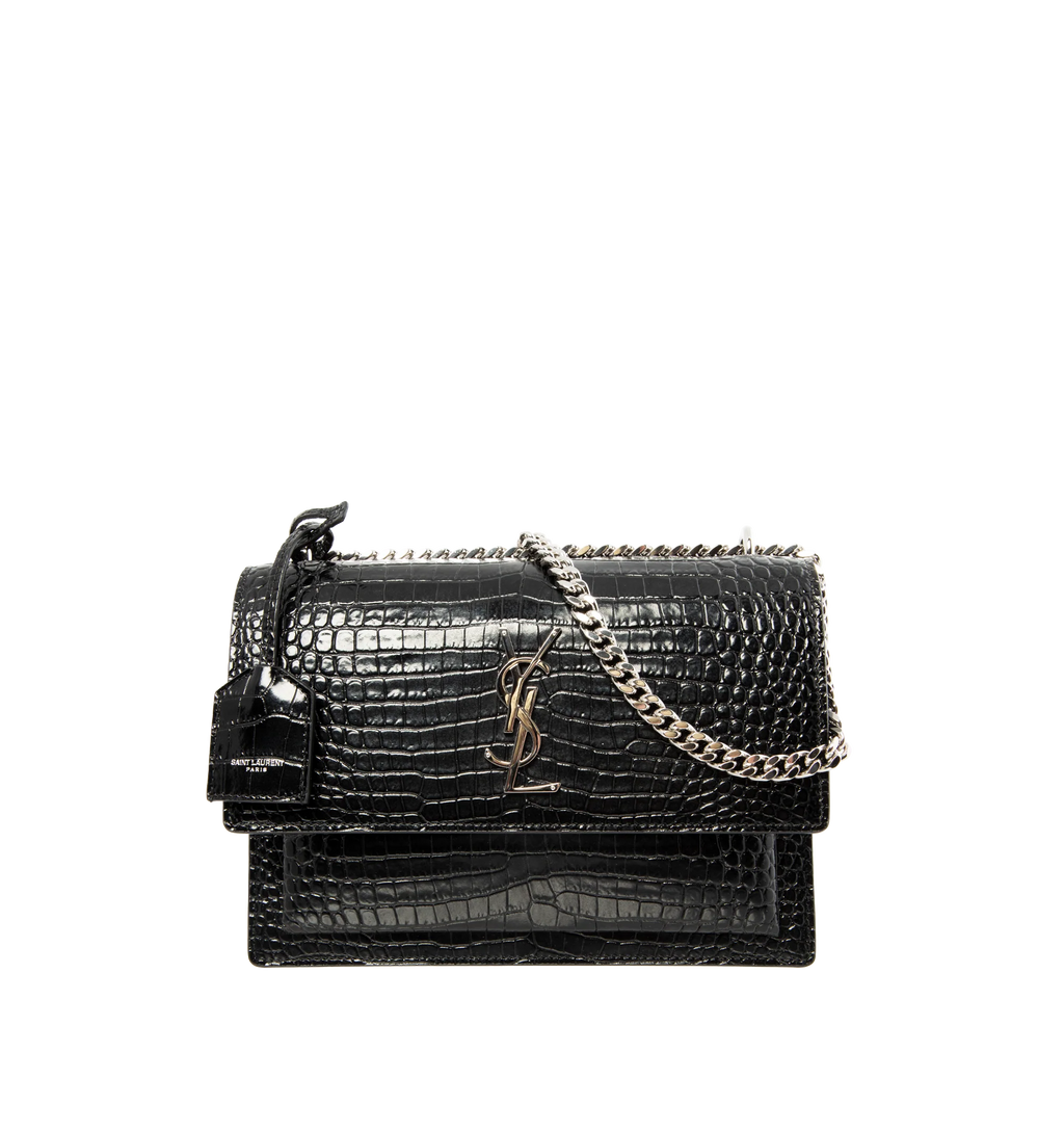 Medium Croc Embossed Bag T1480