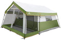 8-Person Family Cabin Tent with Screen Porch, Green D382188