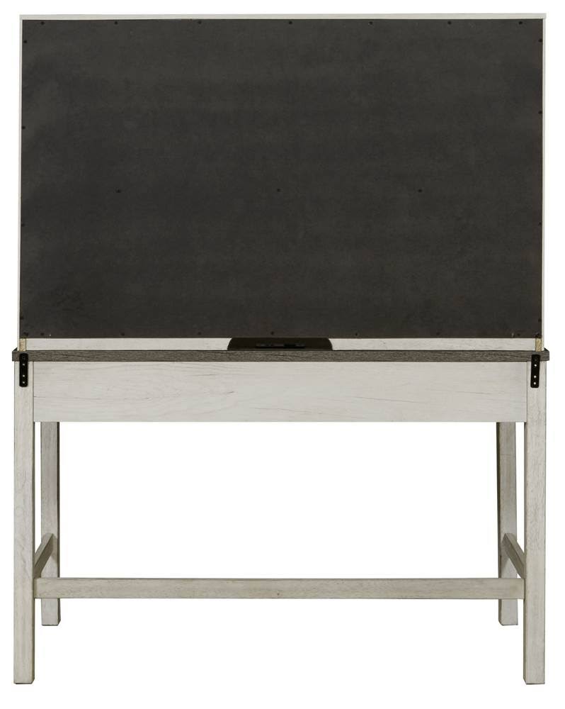 Beige 2 Door Desk Hutch G881