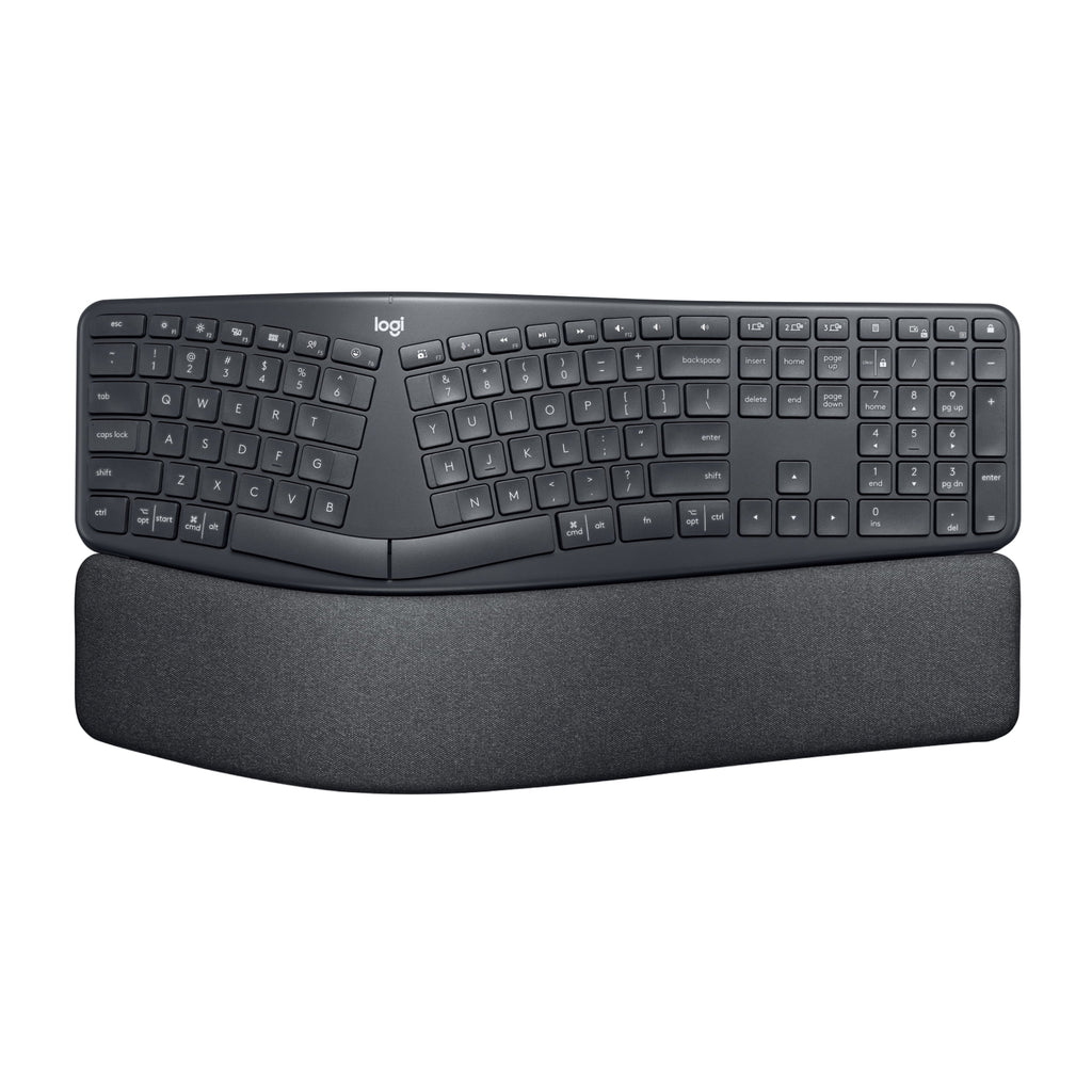 Graphite Ergonomic Split Keyboard with Wrist Rest R355960