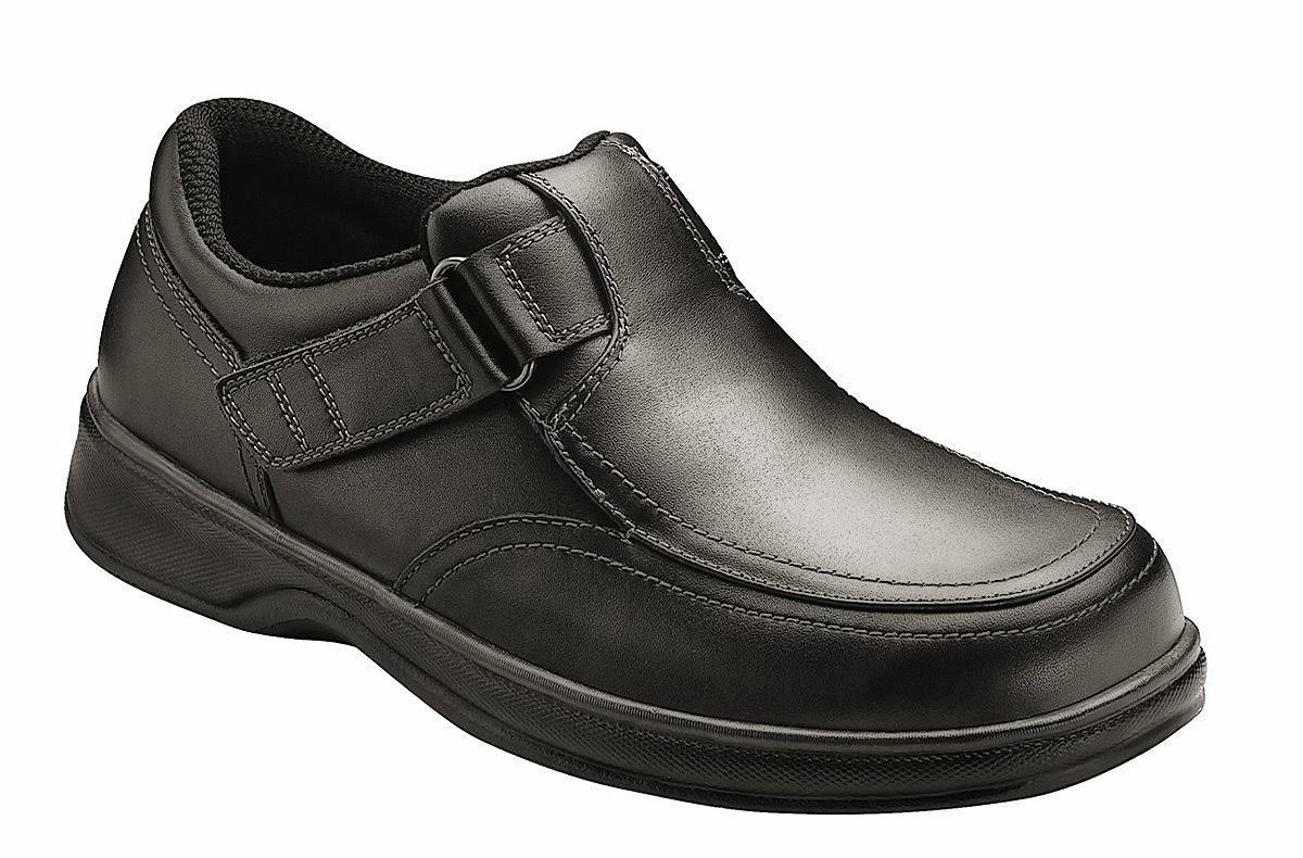 Black Leather Shoes N618
