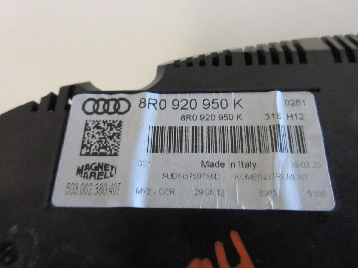 Audi Q5 Speedometer A8891