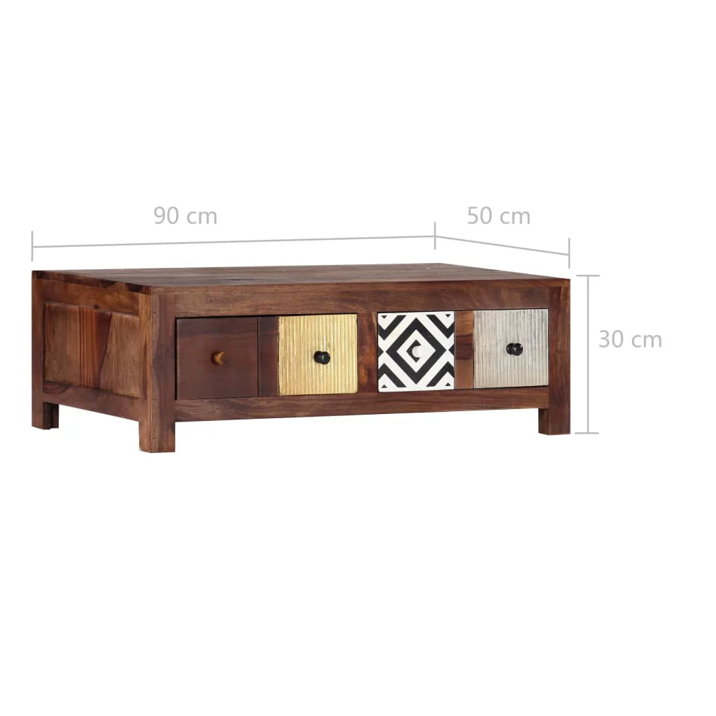 Solid Sheesham Wood Coffee Table Q339217
