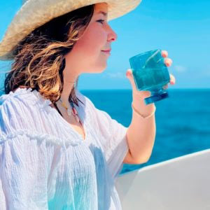 6 Pcs Turquoise Wine Cup Set Z9605