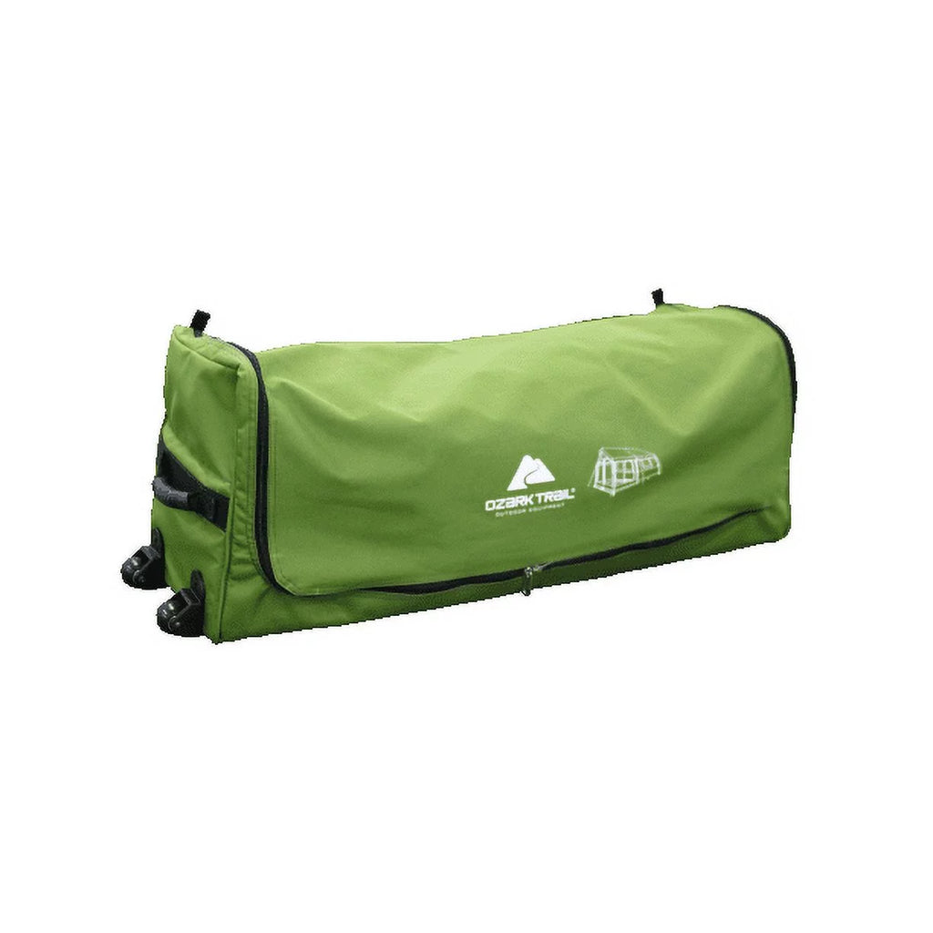 8-Person Family Cabin Tent with Screen Porch, Green D382188