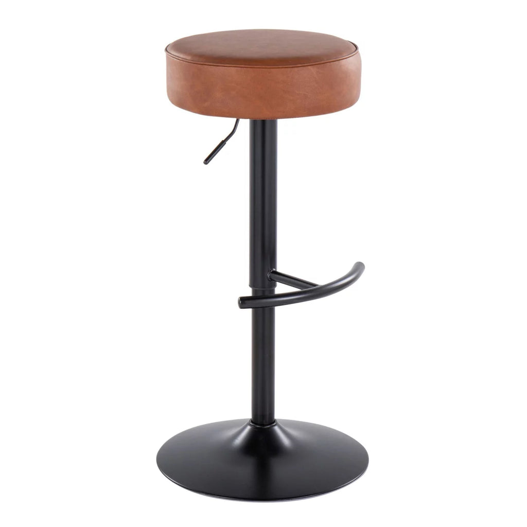 Adjustable Swivel Barstool Set Of 2 P963