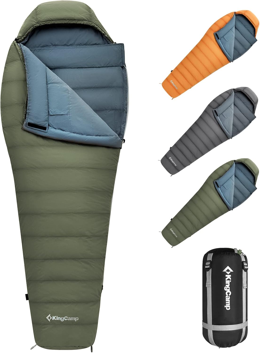 Ultralight Mummy Sleeping Bag 20 Degree 550 Down Fill 3 Season V389896
