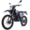 Blue 250 Dirt Bike 5-Speed Manual Transmission 21"/18" Wheels Electric/Kick Start B62737