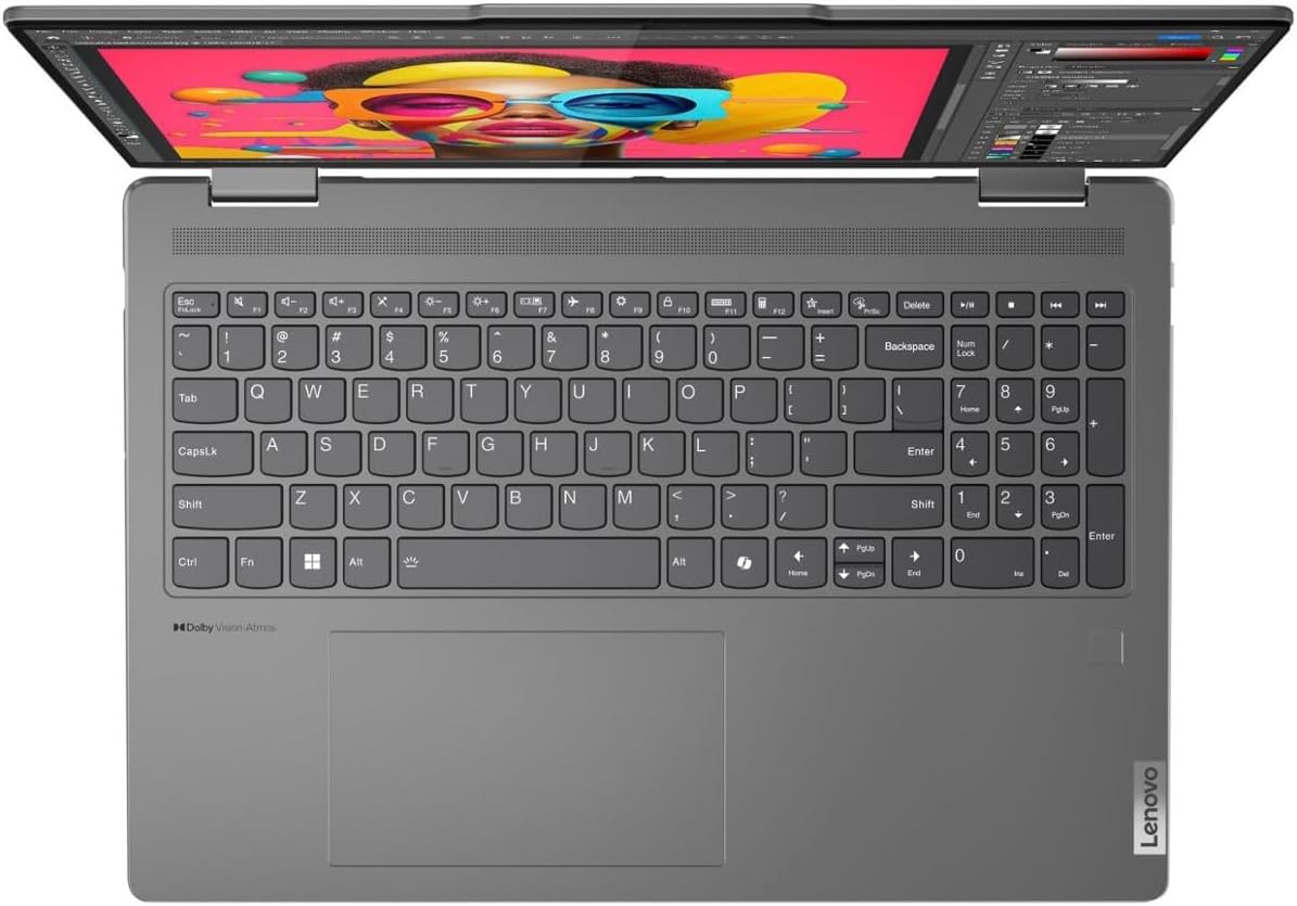 16" 2K Touchscreen 2-in-1 Laptop, Core Ultra 7 155U, 16GB DDR5, 256GB NVMe SSD, Win 11 Pro J442844