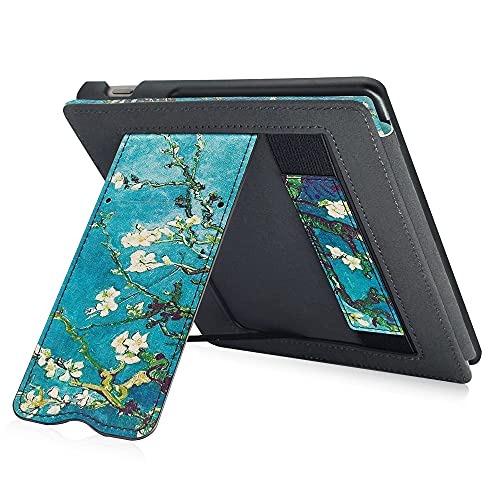 Apricot Blossom Stand Case for Kindle Oasis with Hand Strap K21026