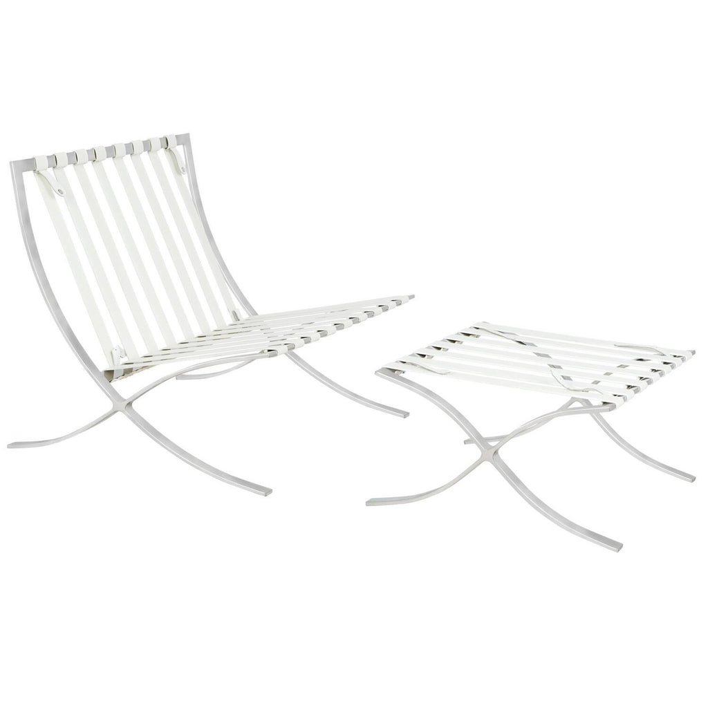 Modern Pavilion Chair & Ottoman Q8887