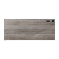 Gray Oak Black Finish Writing Desk with USB A775723