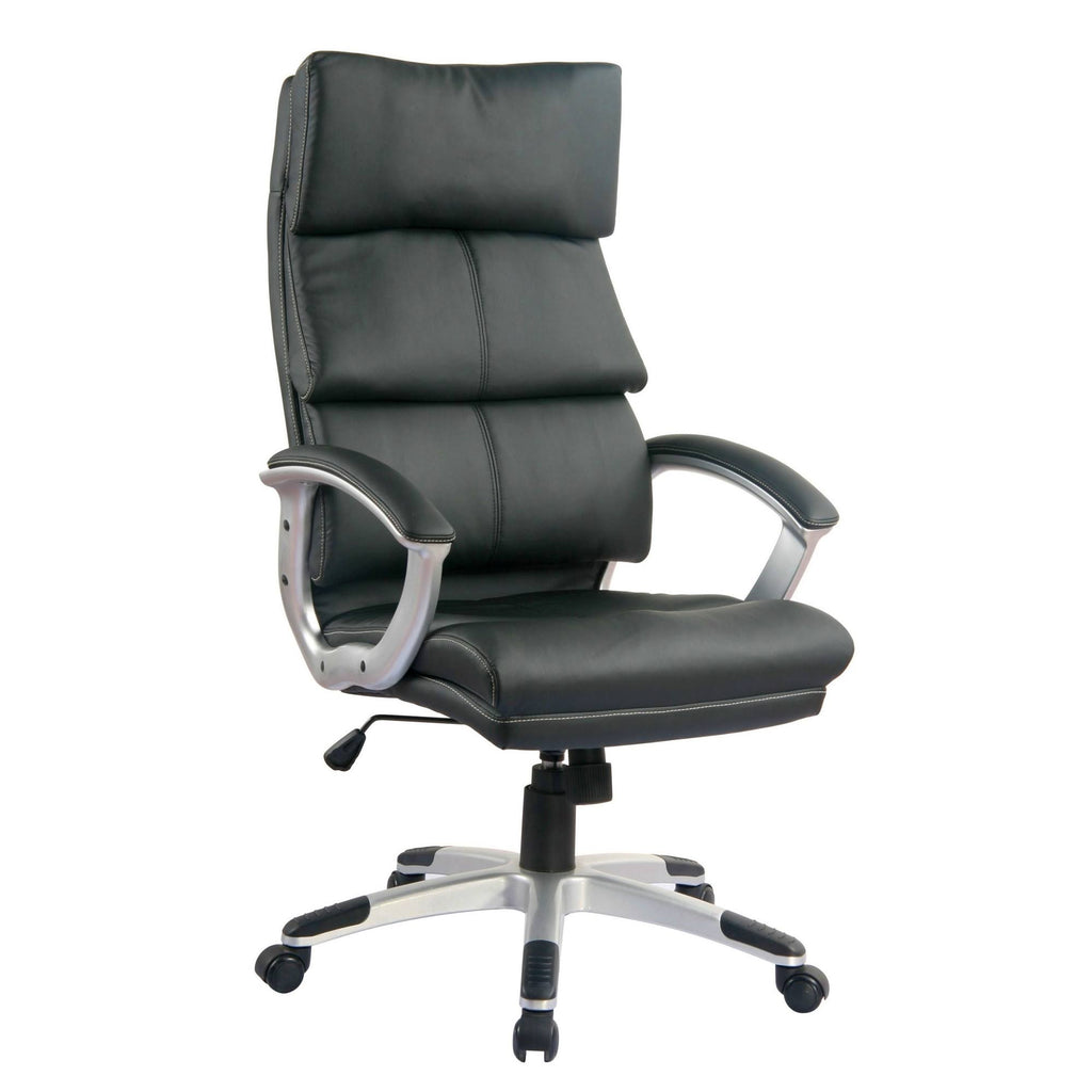 Black High Back Leather Executive Swivel Chair E95444