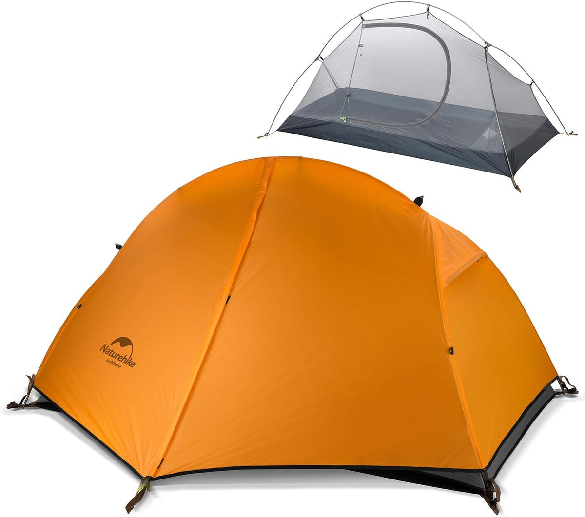 1 Person Ultralight Waterproof Backpacking Tent with Footprint T340964