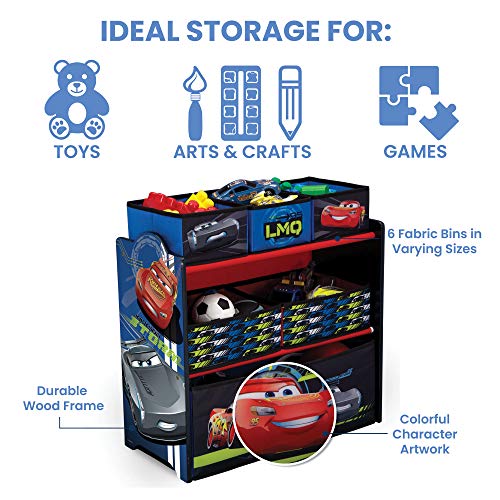 6 Bin Toy Storage Organizer V44009