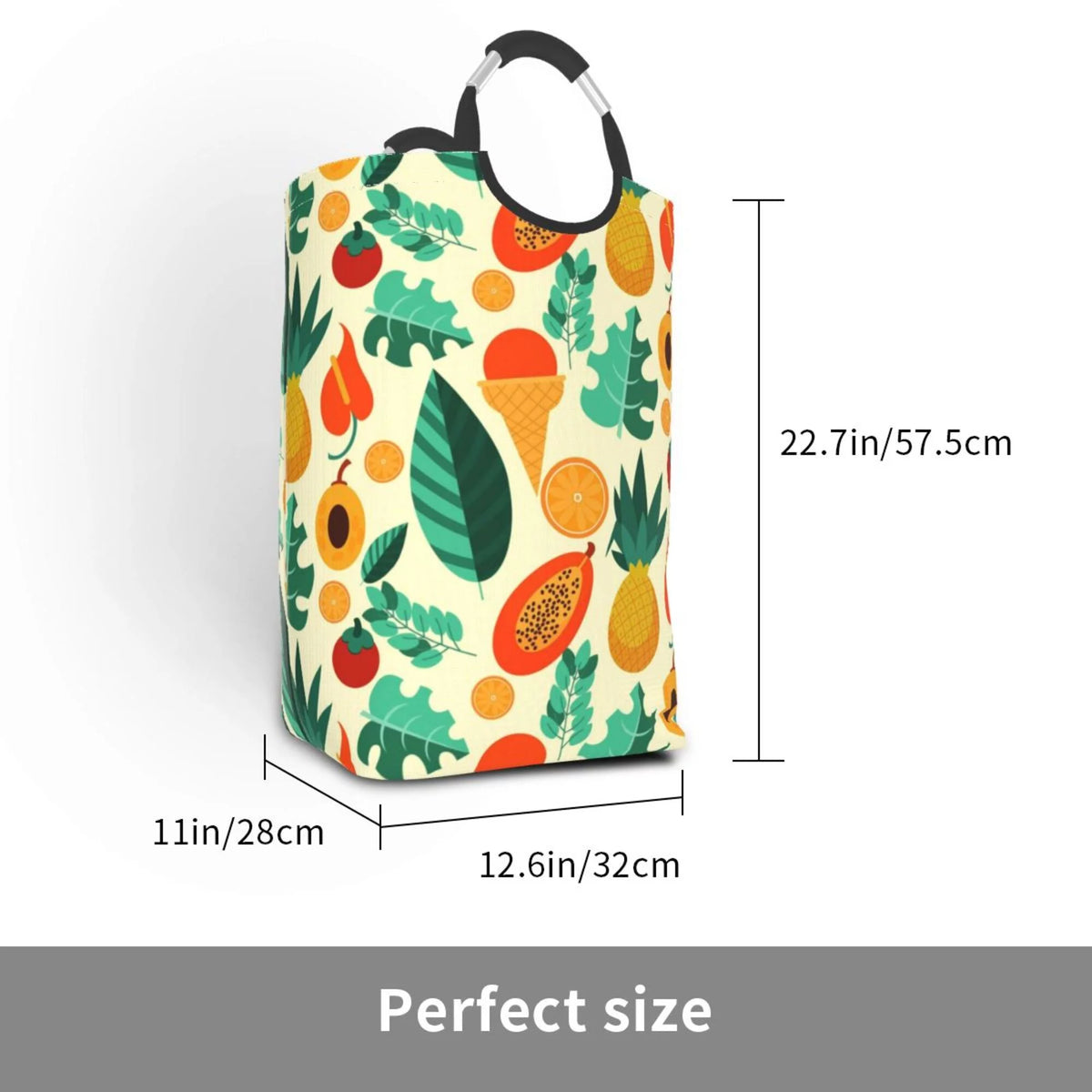 Collapsible Laundry Basket with Handles E83776