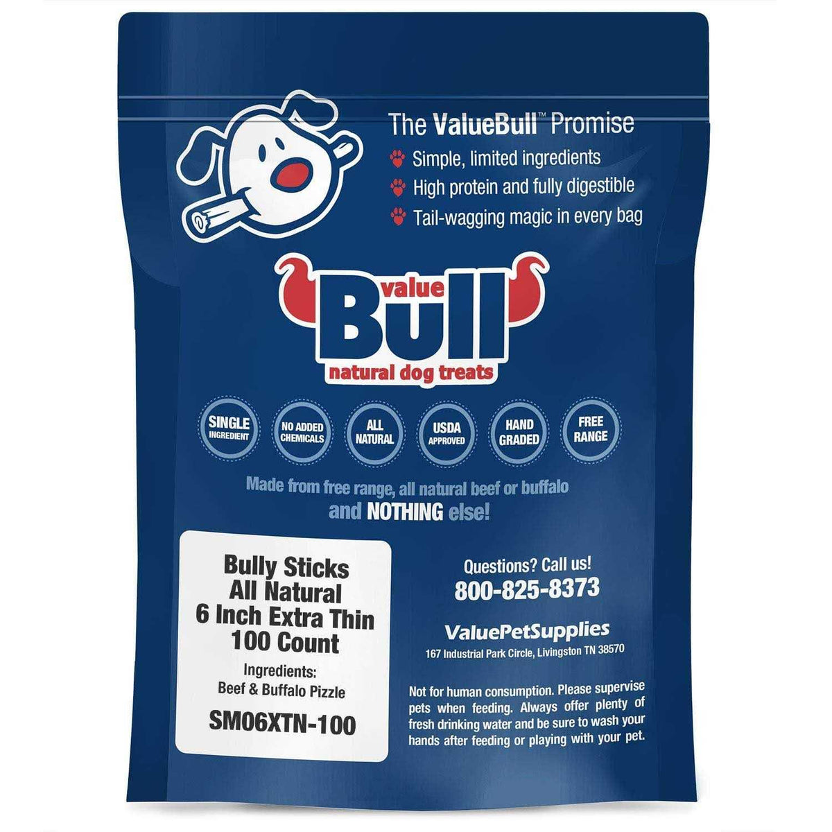 Bully Sticks for Dogs 6 inch P6950