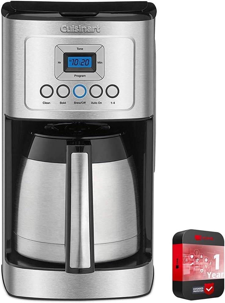 12 Cup Programmable Stainless Steel Thermal Coffee Maker with Thermal Carafe A642