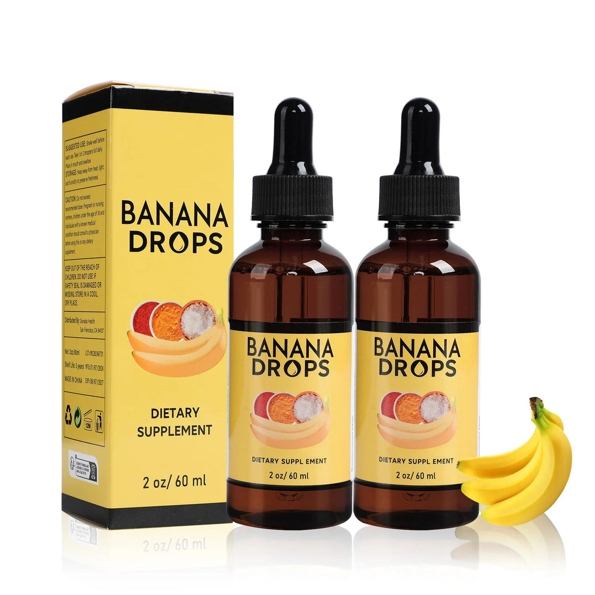 Banana Liquid Drops 60ml E660983