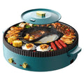2 in 1 Non-Stick Electric Grill and Hot Pot V77894