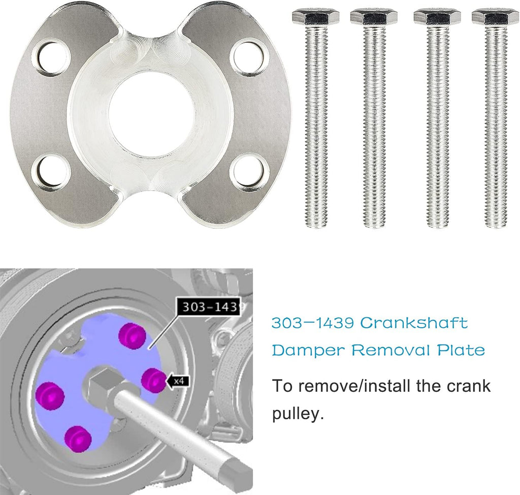 Crankshaft Crank Puller Pulley Set for 3.0lt V6 & 5.0lt V8 G92091