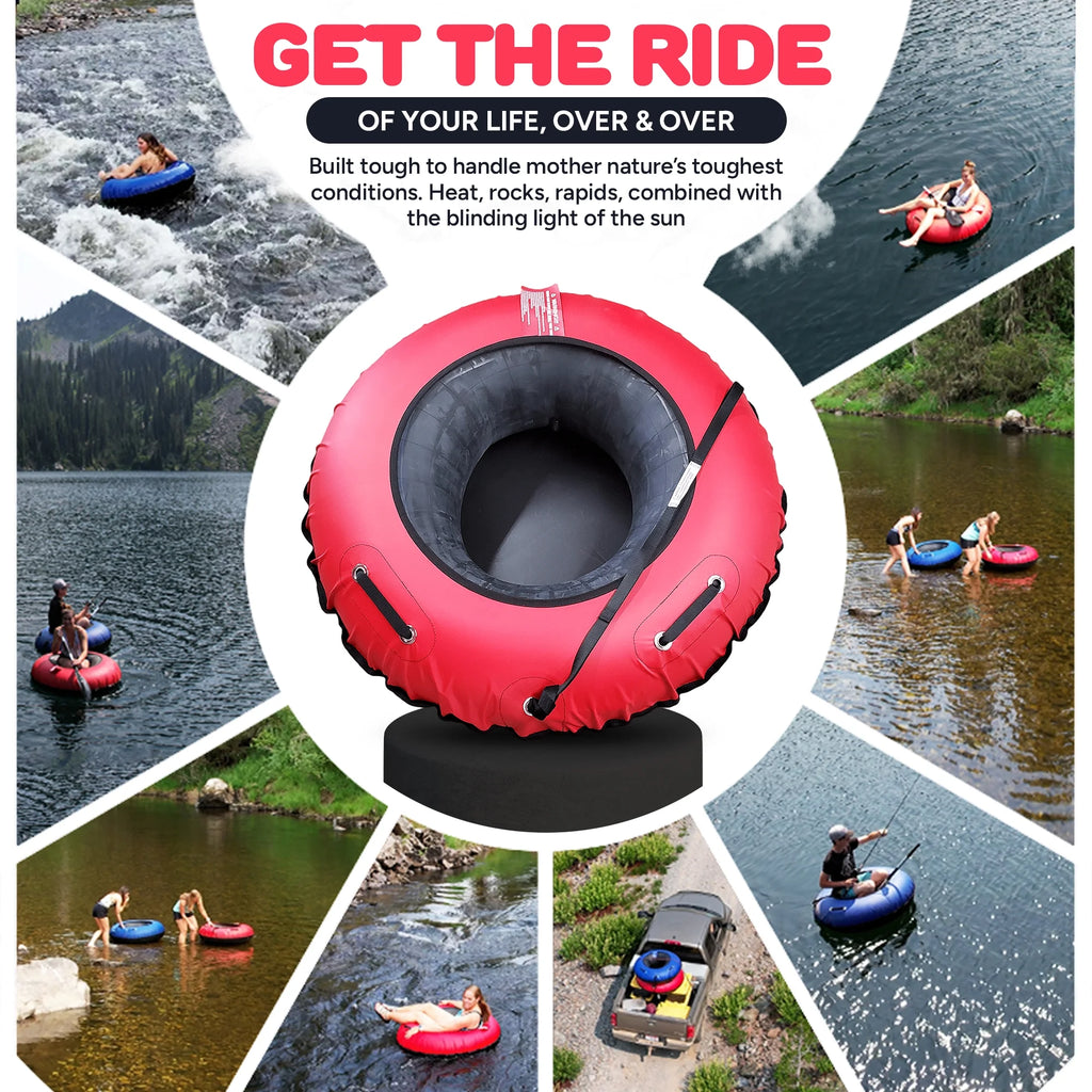 Red Heavy Duty Inflatable River Tube F155013