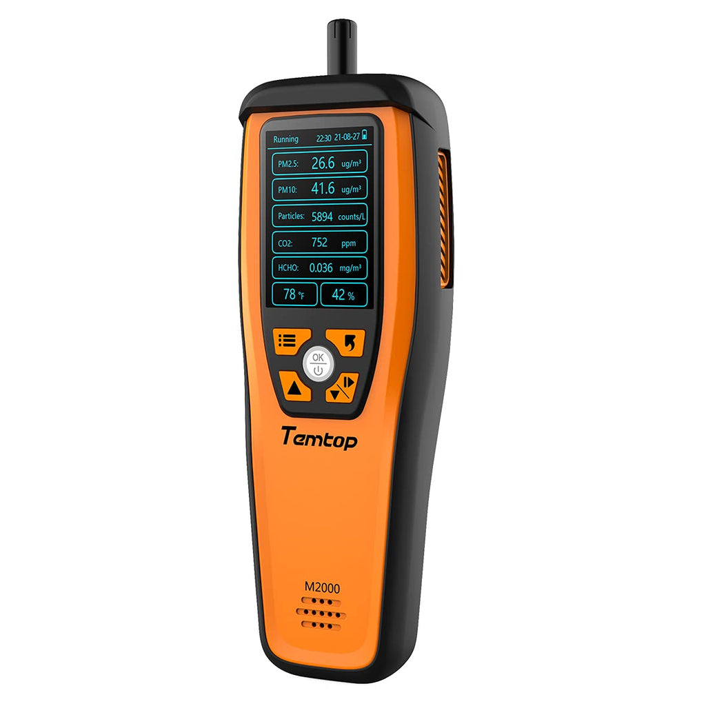Air Quality Monitor Carbon Dioxide PM2.5 PM10 Formaldehyde Temperature Humidity Tester V424